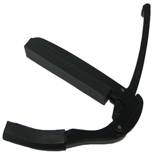 Electric/Acoustic Guitar Capo Clamp Accessory - Black