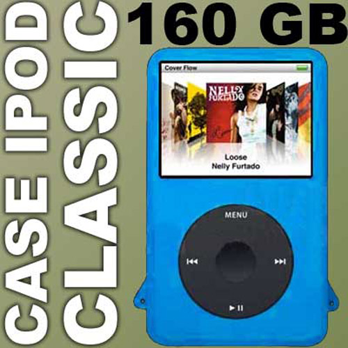 iPod Classic Silicone Skin Case 160 - Blue