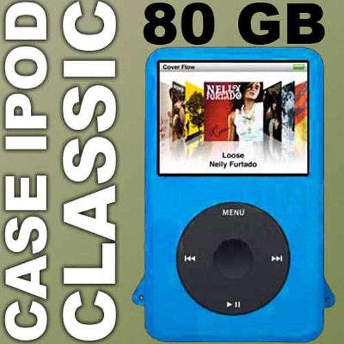 iPod Classic Silicone Skin Case 80 GB - Blue