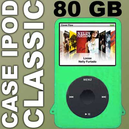 iPod Classic Silicone Skin Case 80 GB - Green