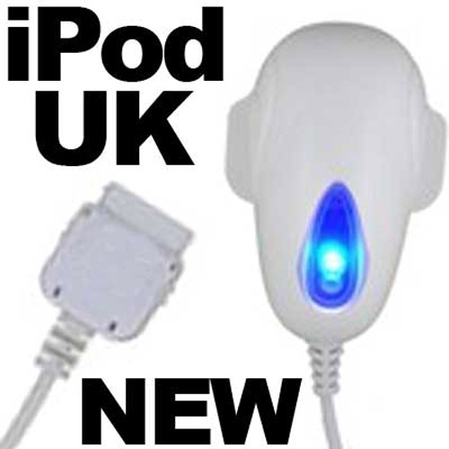 iPod UK Charger - White