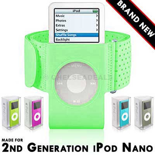 Armband for iPod Nano 2nd Generation - Green