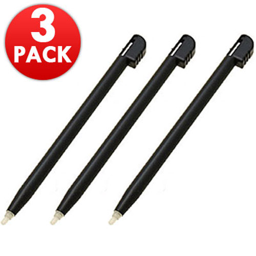 3 Pack Stylus Pens for Nintendo DS Lite - Black