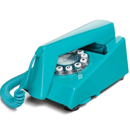 Retro 1970's Trim Phone - Turquoise